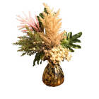 Arranjo De Flores Secas Artificiais No Vaso Trouxinha Âmbar |